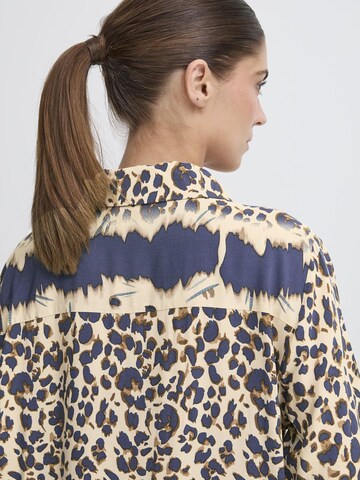 PULZ Jeans Jurk 'PZGloria' in Bruin