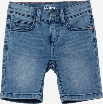 Coupe slim Jean 'Brad' s.Oliver en bleu : devant