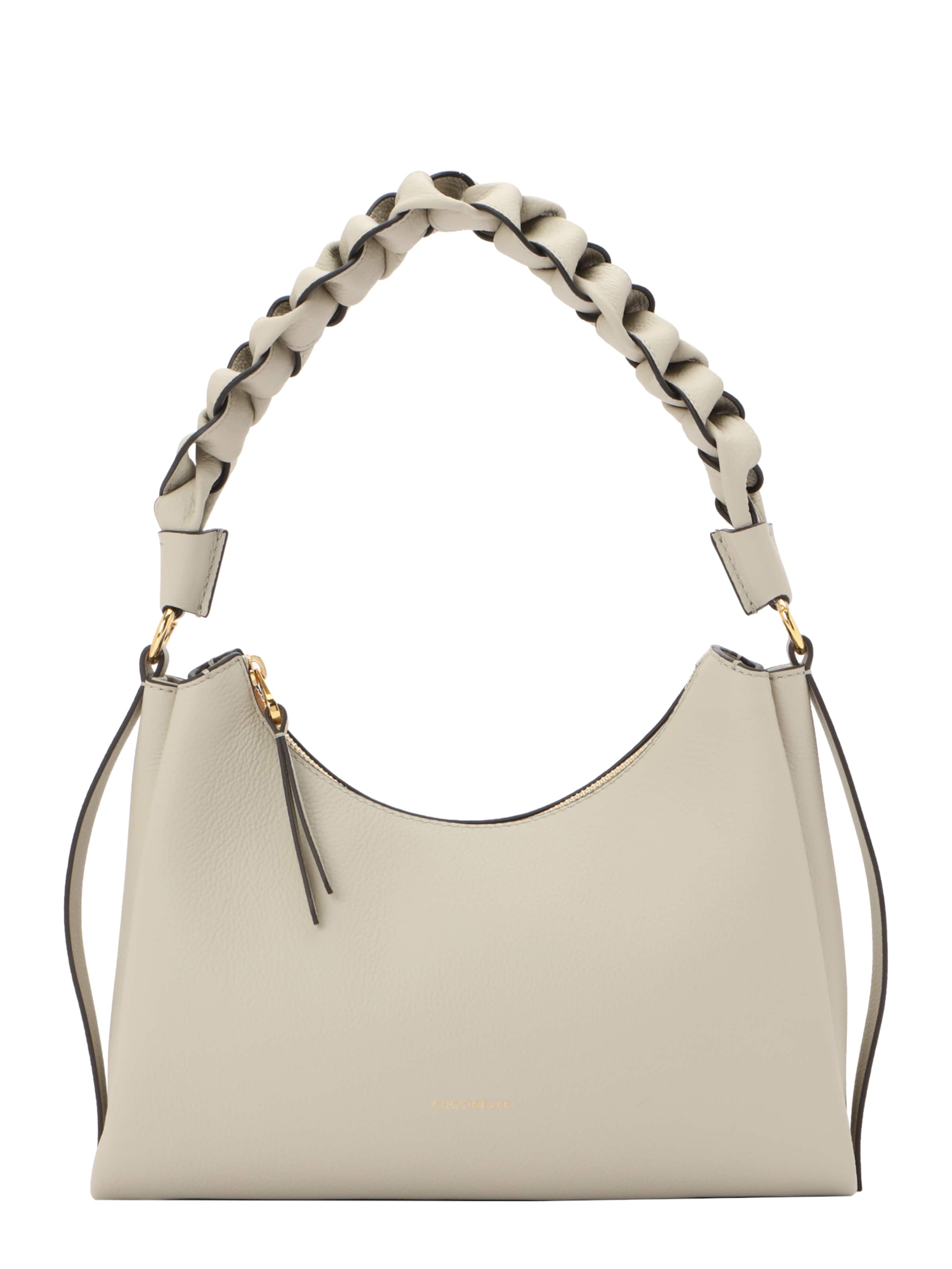 Sac bandoulière Coccinelle en gris : devant