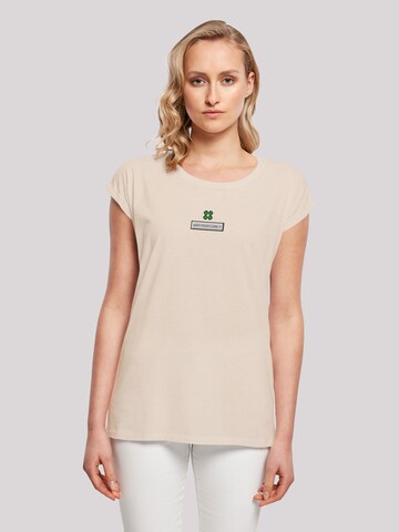 T-shirt F4NT4STIC en beige : devant