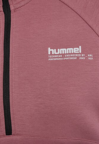 Hummel Athletic Sweatshirt 'Tech Fleece' in Pink
