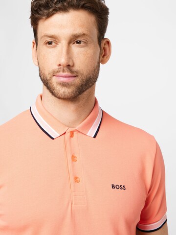 BOSS Green - Camisa 'Paddy' em laranja