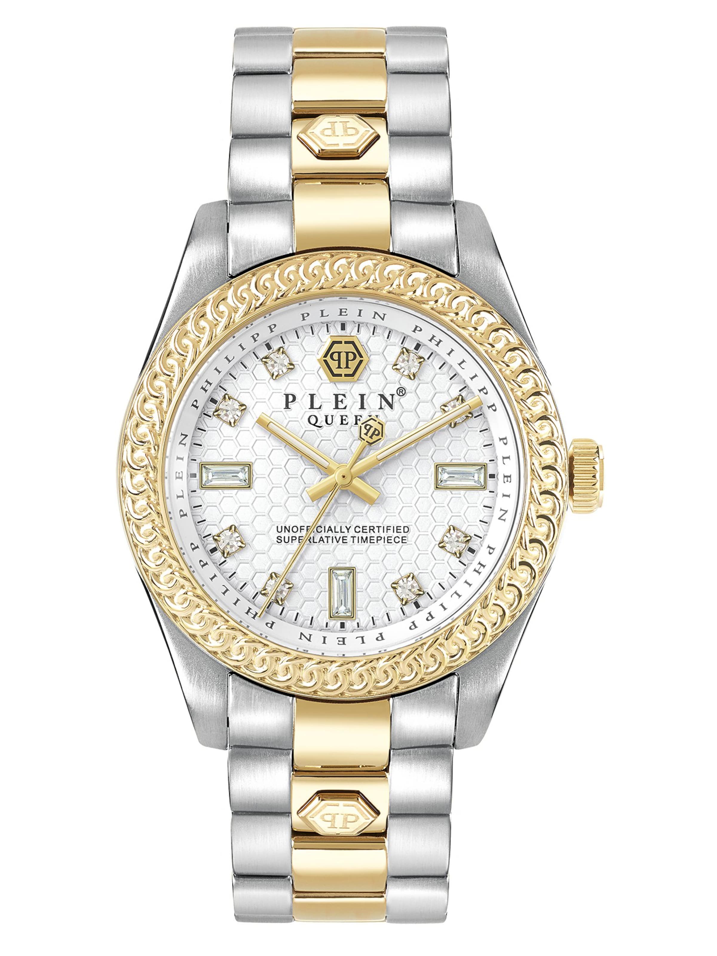 Philipp Plein Analogt ur i sølv: forside