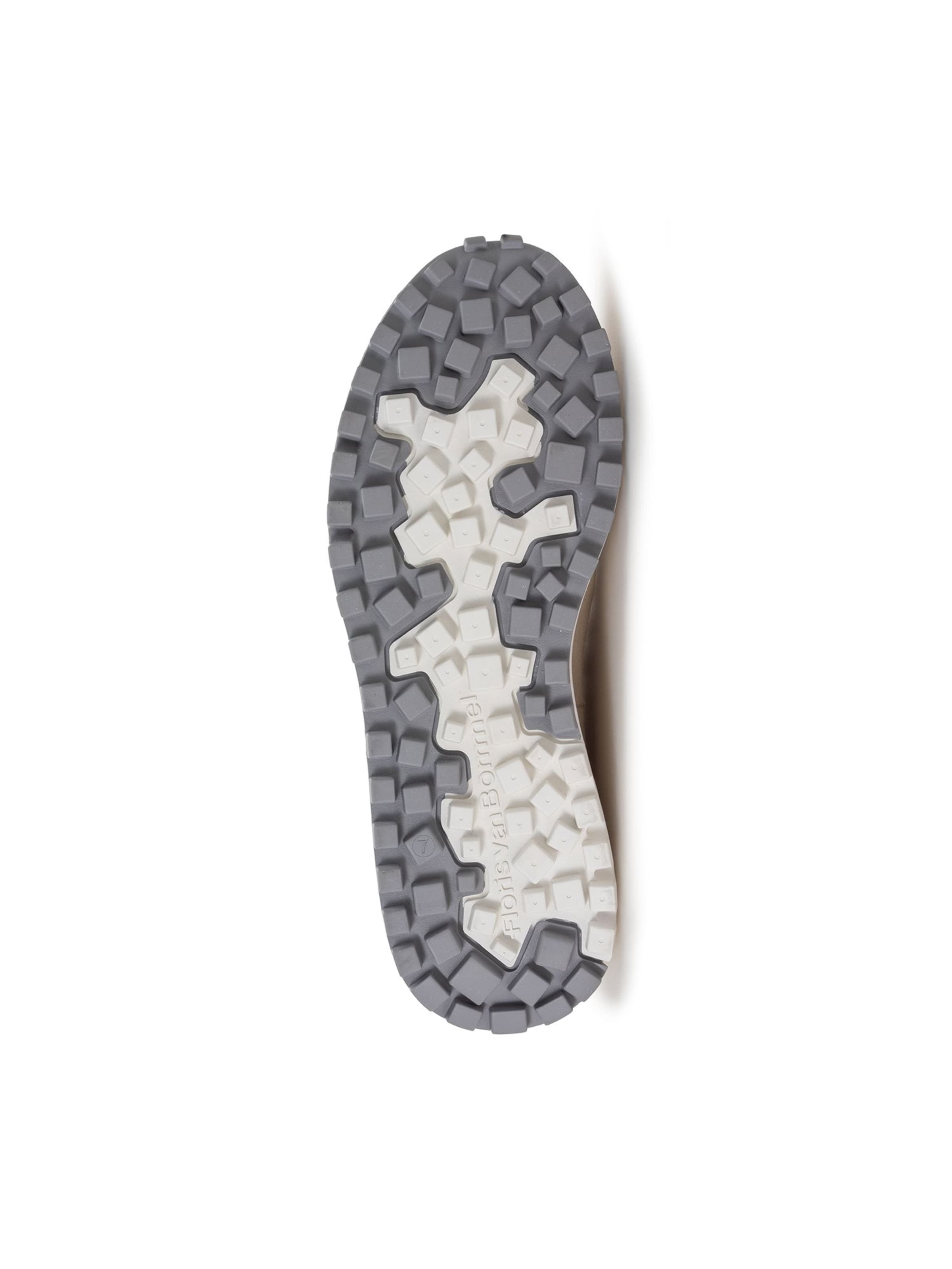 Baskets basses 'De Gripper 03' Floris van Bommel en beige