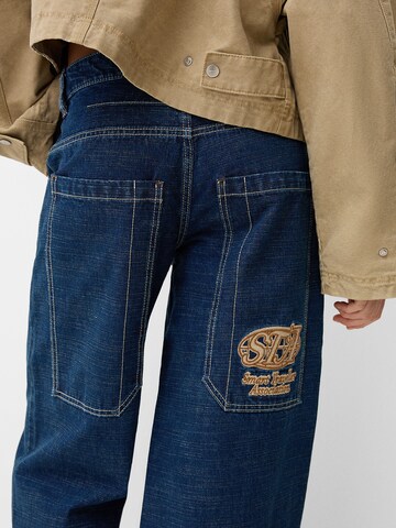 Bershka Wide leg Jeans in Blue