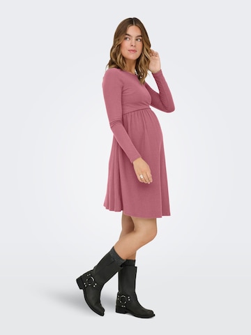 Only Maternity Kjole 'OLMMALAYA' i pink