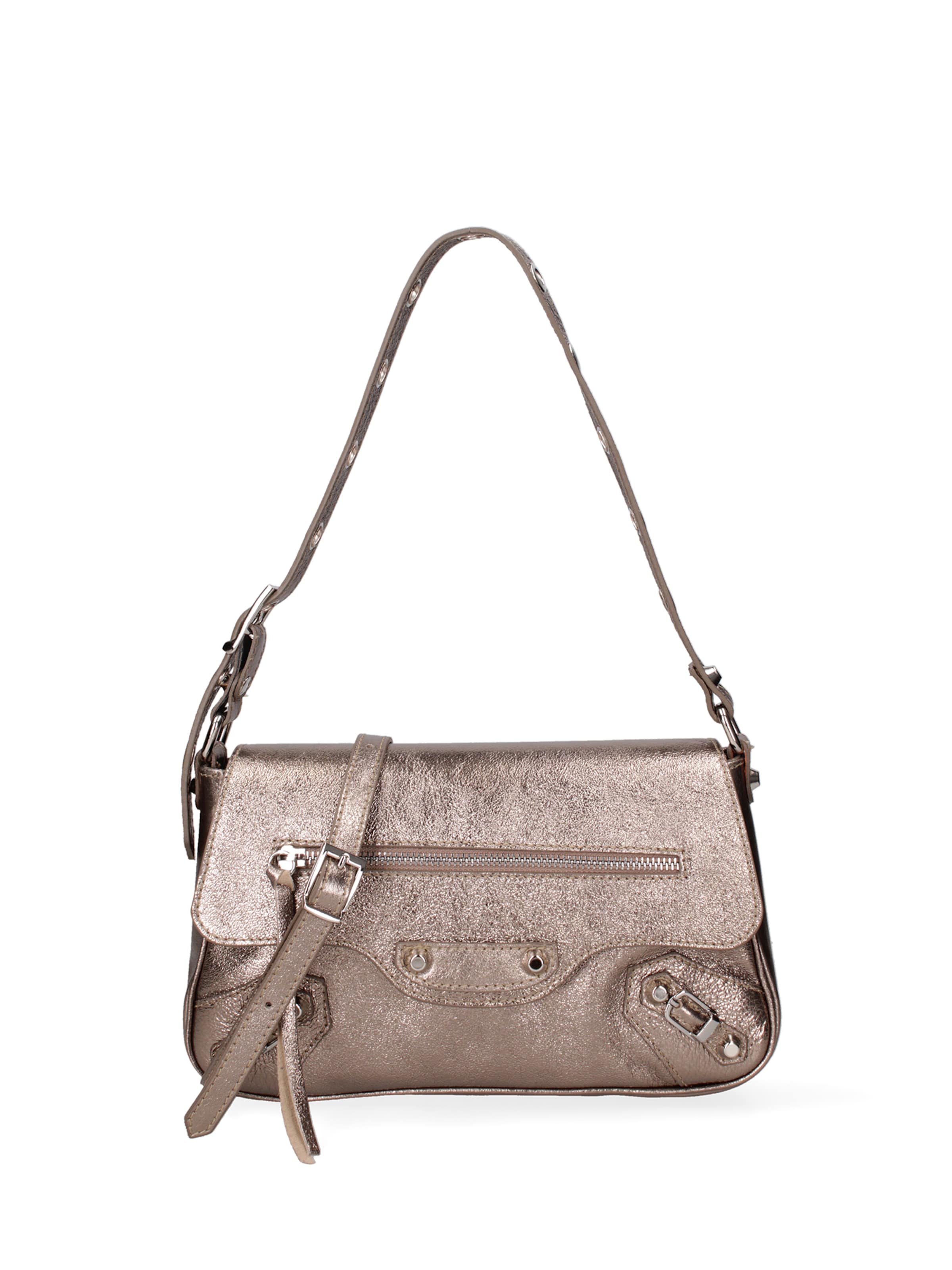 Roberta Rossi Shoulder Bag in Bronze: front
