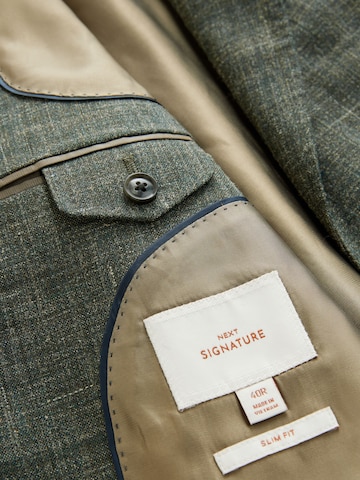 Next Slim Fit Sakko in Grün