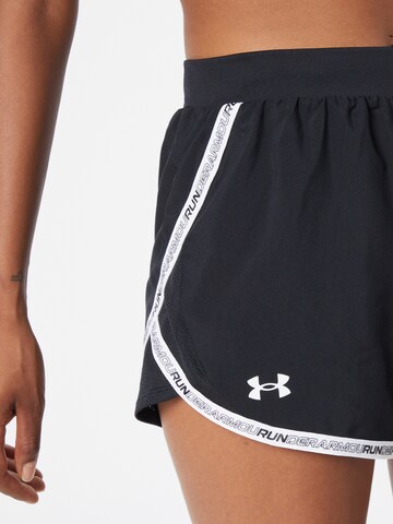 UNDER ARMOUR Regular Workout Pants 'Fly By 2.0' in Black