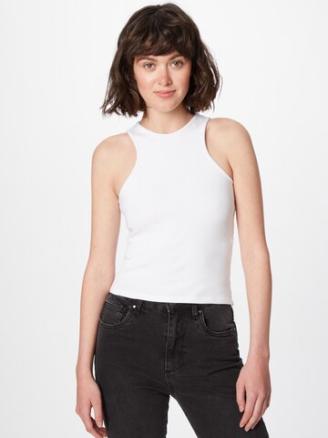 Gina Tricot Top 'Lana' in Wit: voorkant