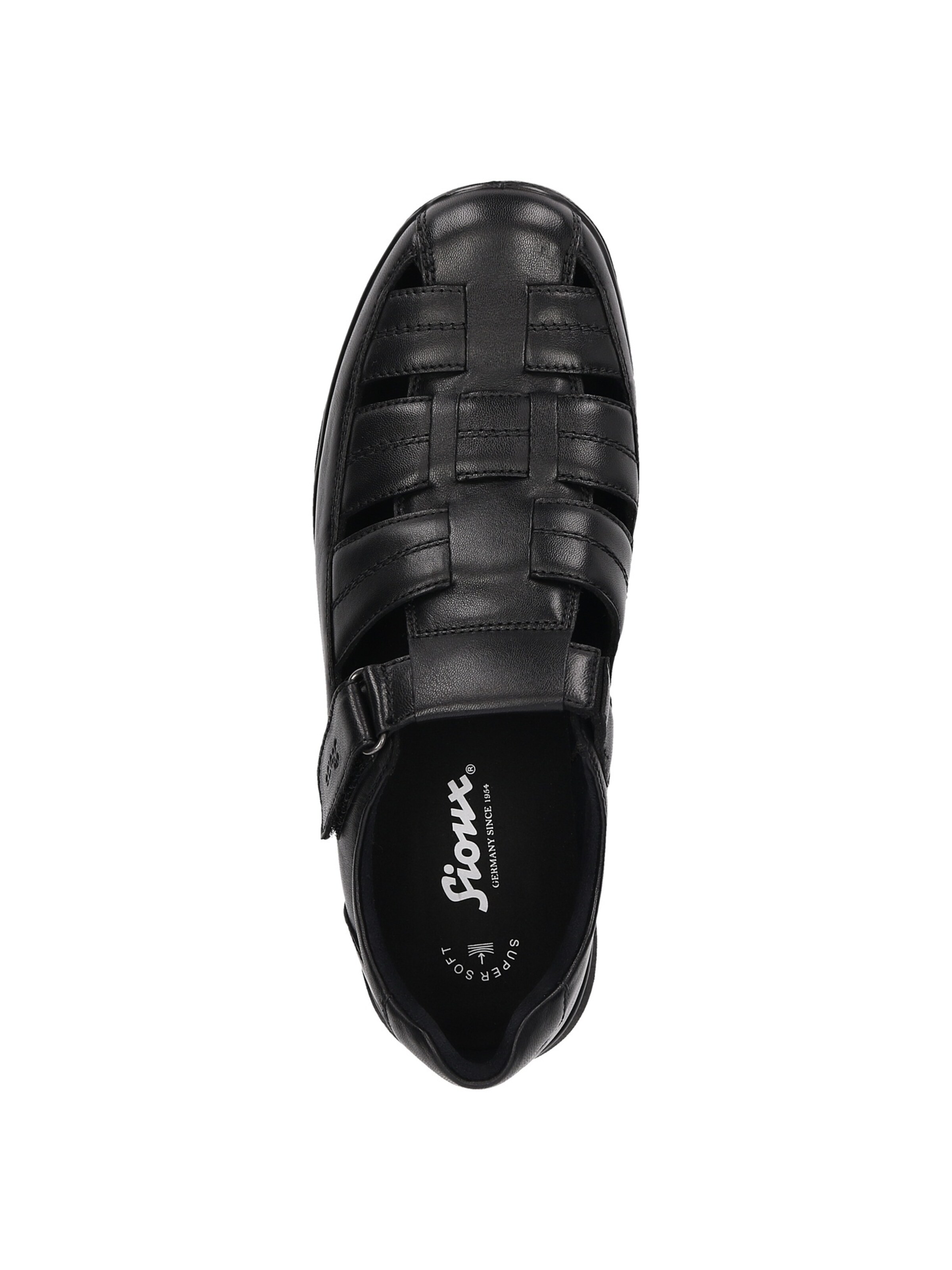 Sandales 'Romedius-703' SIOUX en noir