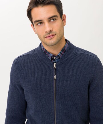 BRAX Knit Cardigan 'John' in Blue