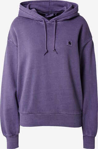 Carhartt WIP - Sudadera 'Nelson' en lila: frente