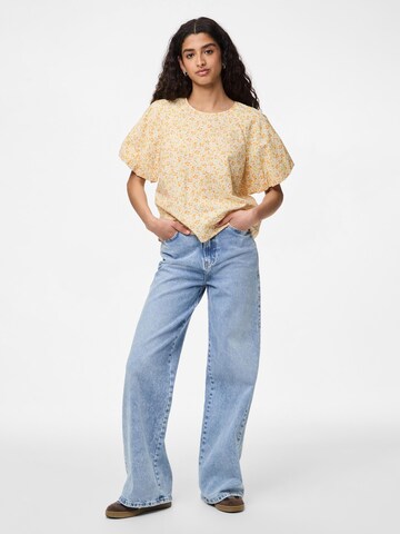 PIECES Blouse 'PCFRONA' in Yellow