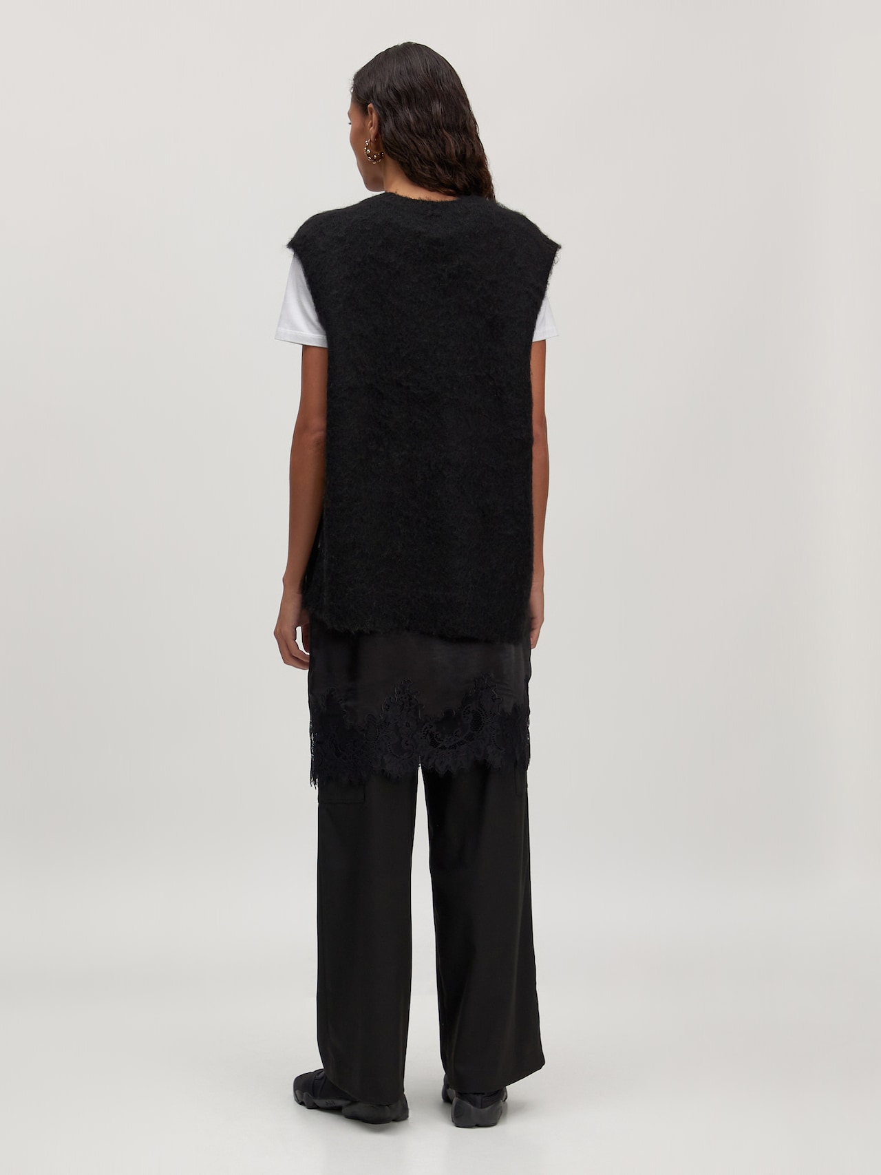 EDITED Produkte Pullunder aus Wollmix 'Thanya' schwarz