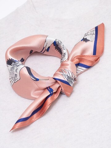 Sciarpa 'Seidentuch Kranich' di MayTree in rosa