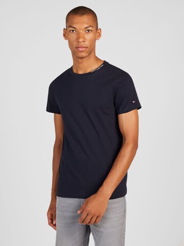 T-Shirt TOMMY HILFIGER en bleu : devant