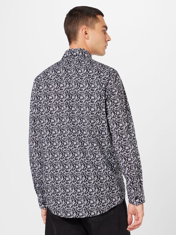 DRYKORN Regular fit Button Up Shirt 'RAMIS' in Black