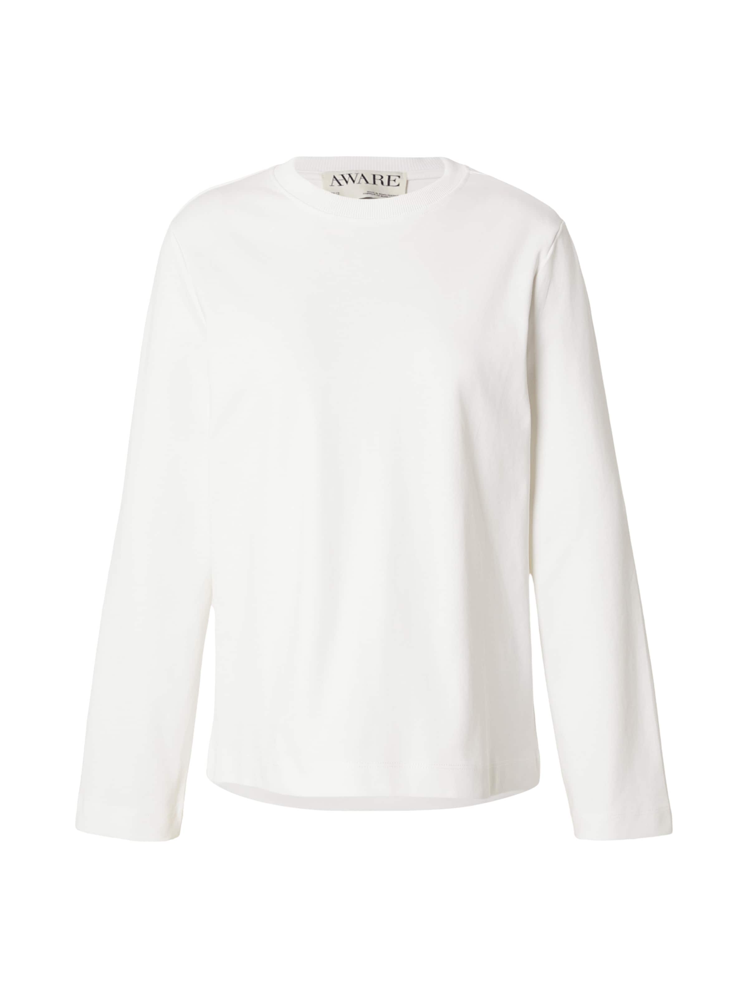 Aware Shirt 'AWNAIMA' in White: front
