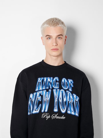 Sweat-shirt Bershka en noir