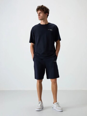 Tommy Life - Fato de desporto em azul: frente