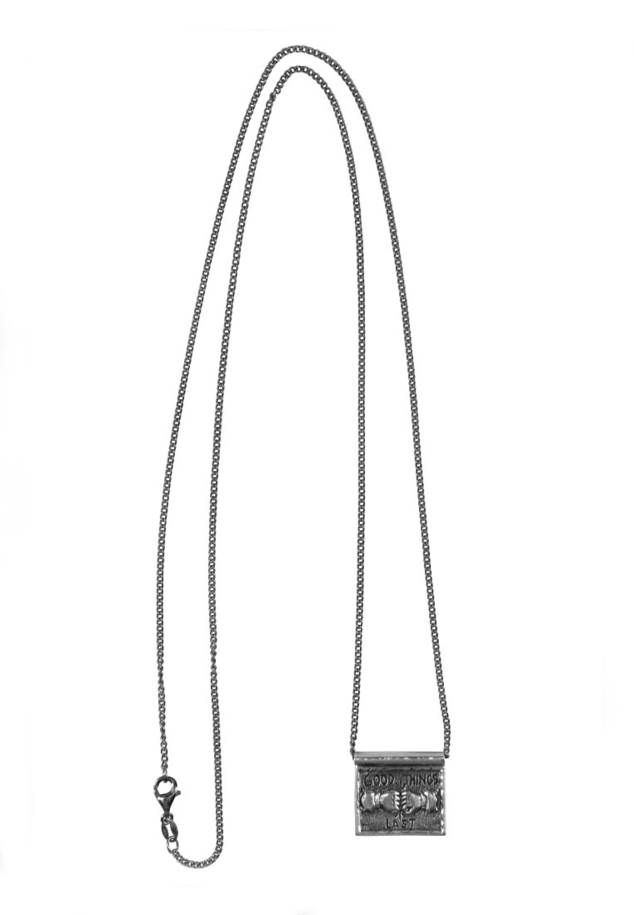 Chaîne Haze&Glory en argent : devant