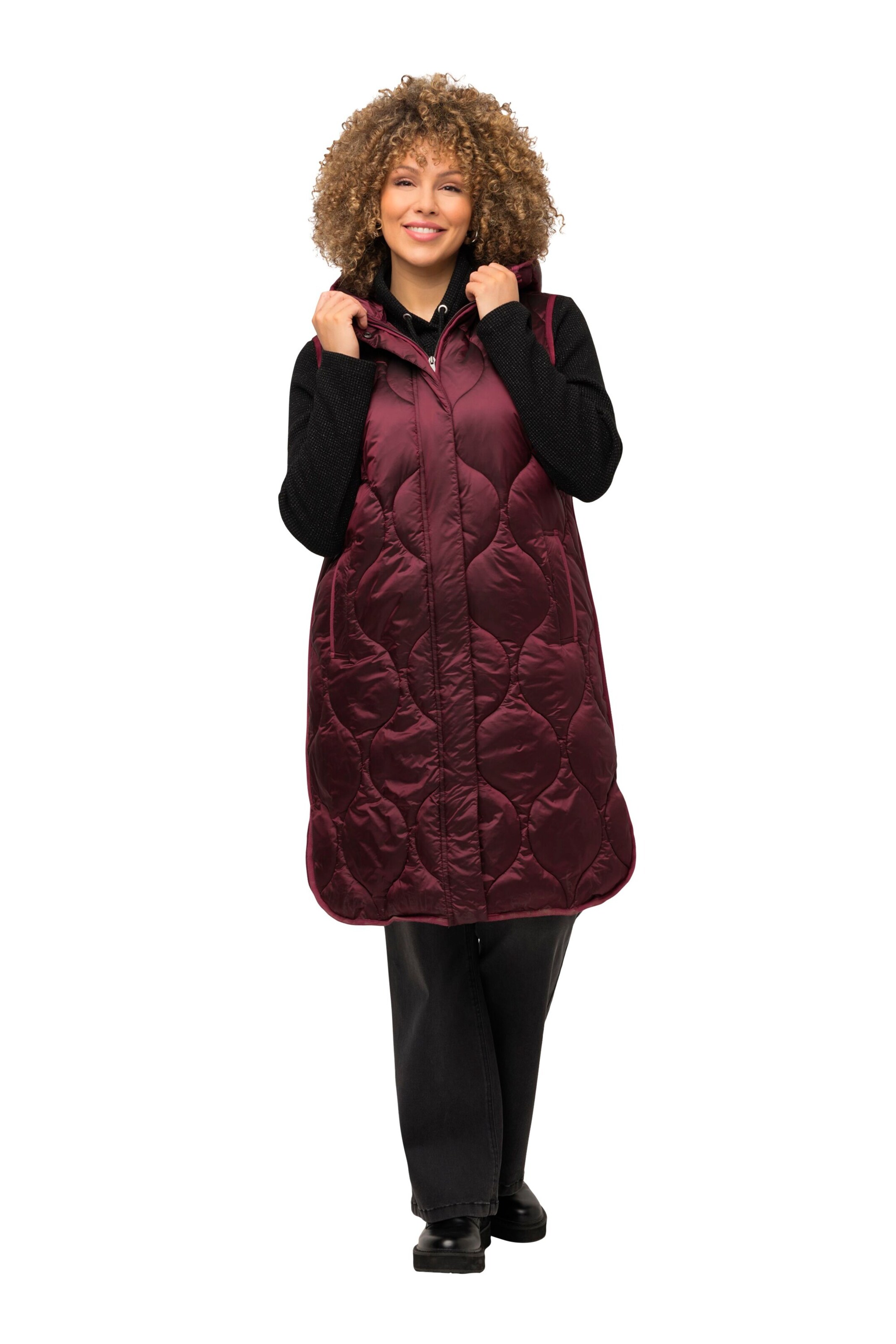 Ulla Popken Weste in Rot