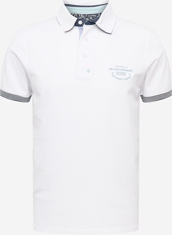 INDICODE JEANS - Camiseta 'Chandler' en blanco: frente