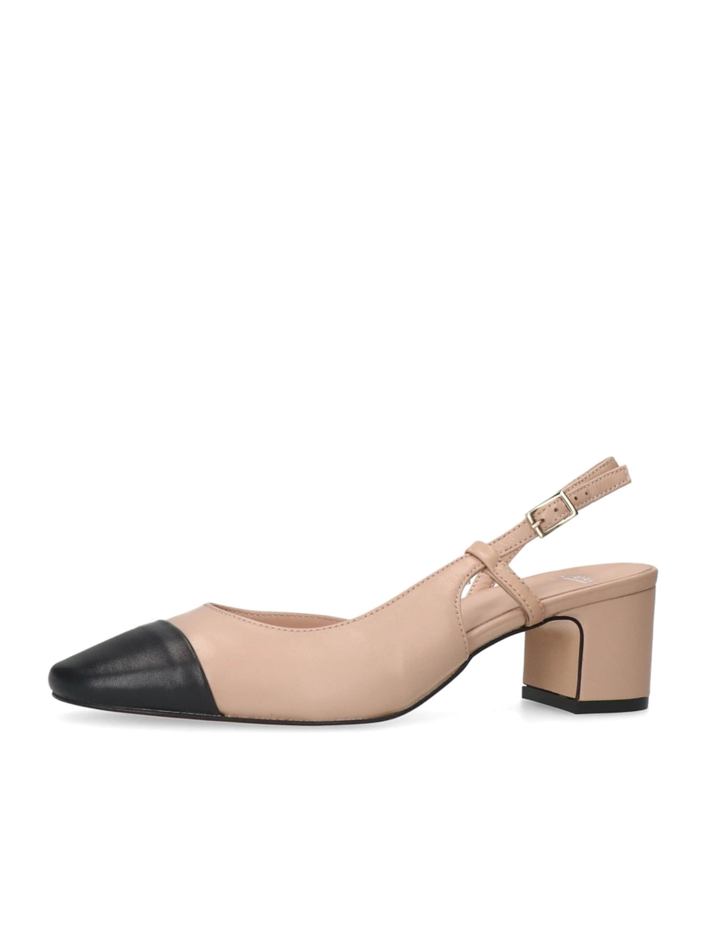 MANFIELD Slingpumps in Beige: voorkant