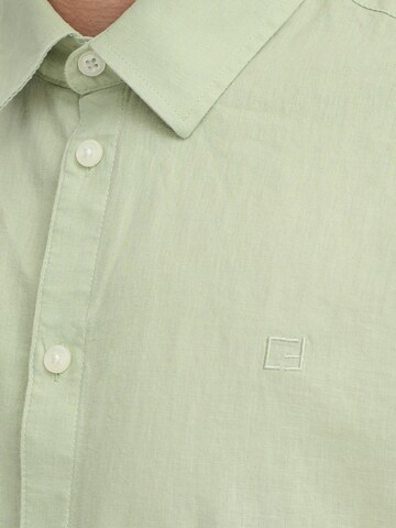 Casual Friday - Regular Fit Camisa ' CFAksel ' em verde