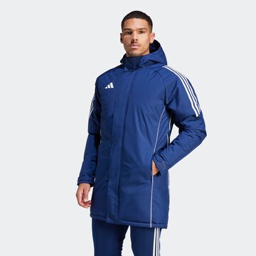 ADIDAS PERFORMANCE Športna jakna 'Tiro 24 Stadium' | modra barva: sprednja stran
