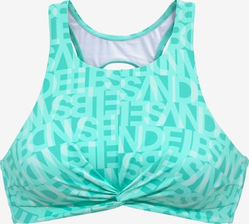 Elbsand Bikinitop in Grün: Vorderseite