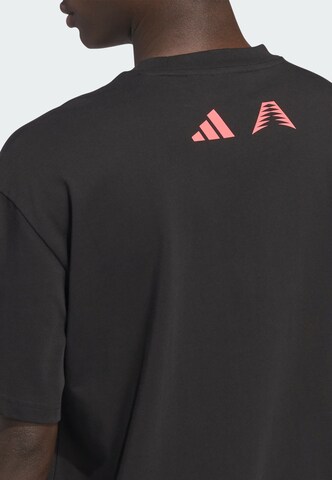 T-Shirt fonctionnel 'Anthony Edwards Dawg' ADIDAS PERFORMANCE en noir