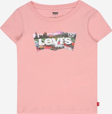 Levi's Kids Shirt in Roze: voorkant