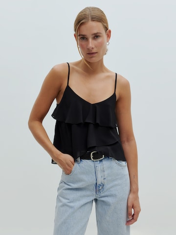 EDITED Top 'Chantal' in Black: front