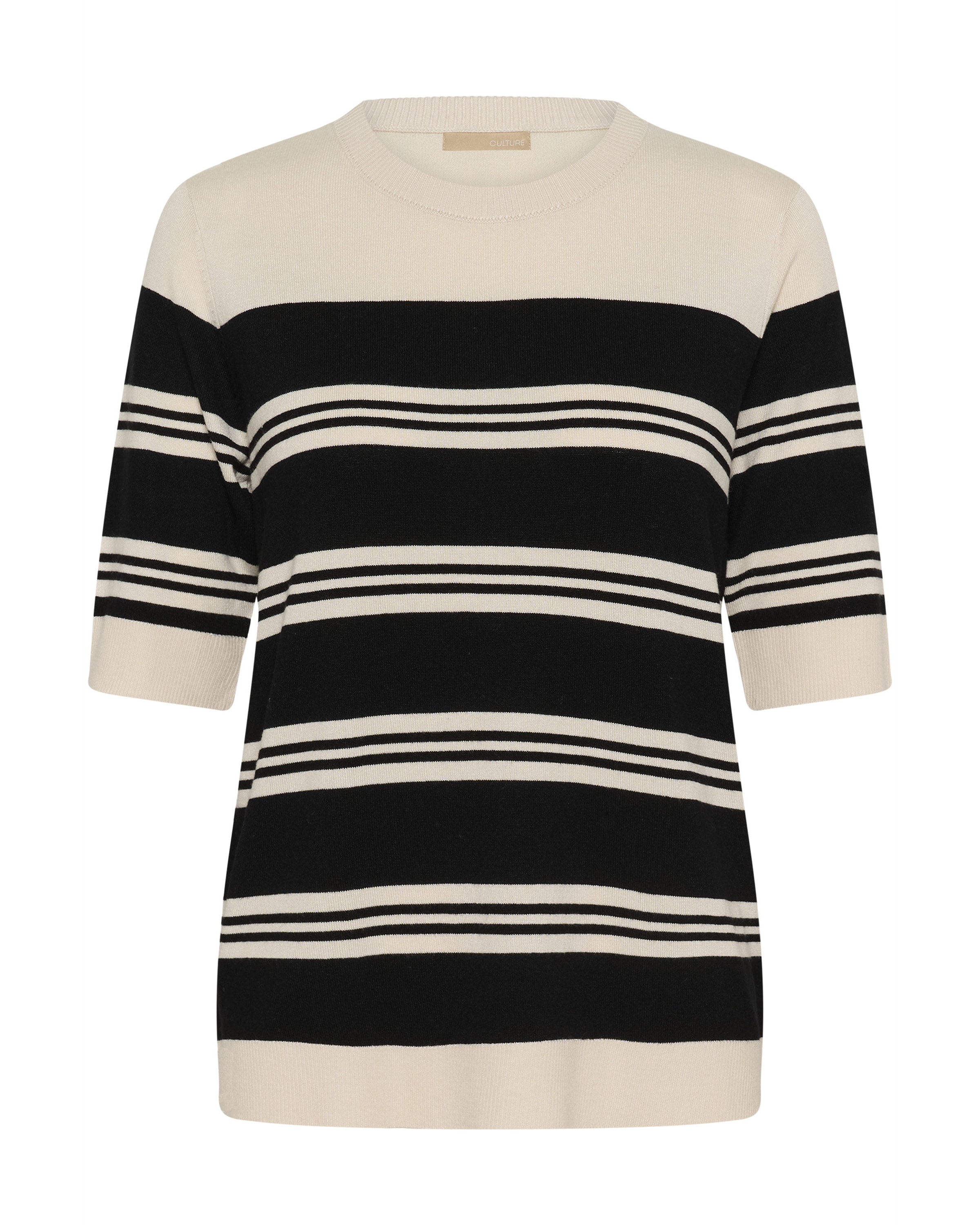 Pull-over 'Merlo' CULTURE en beige : devant