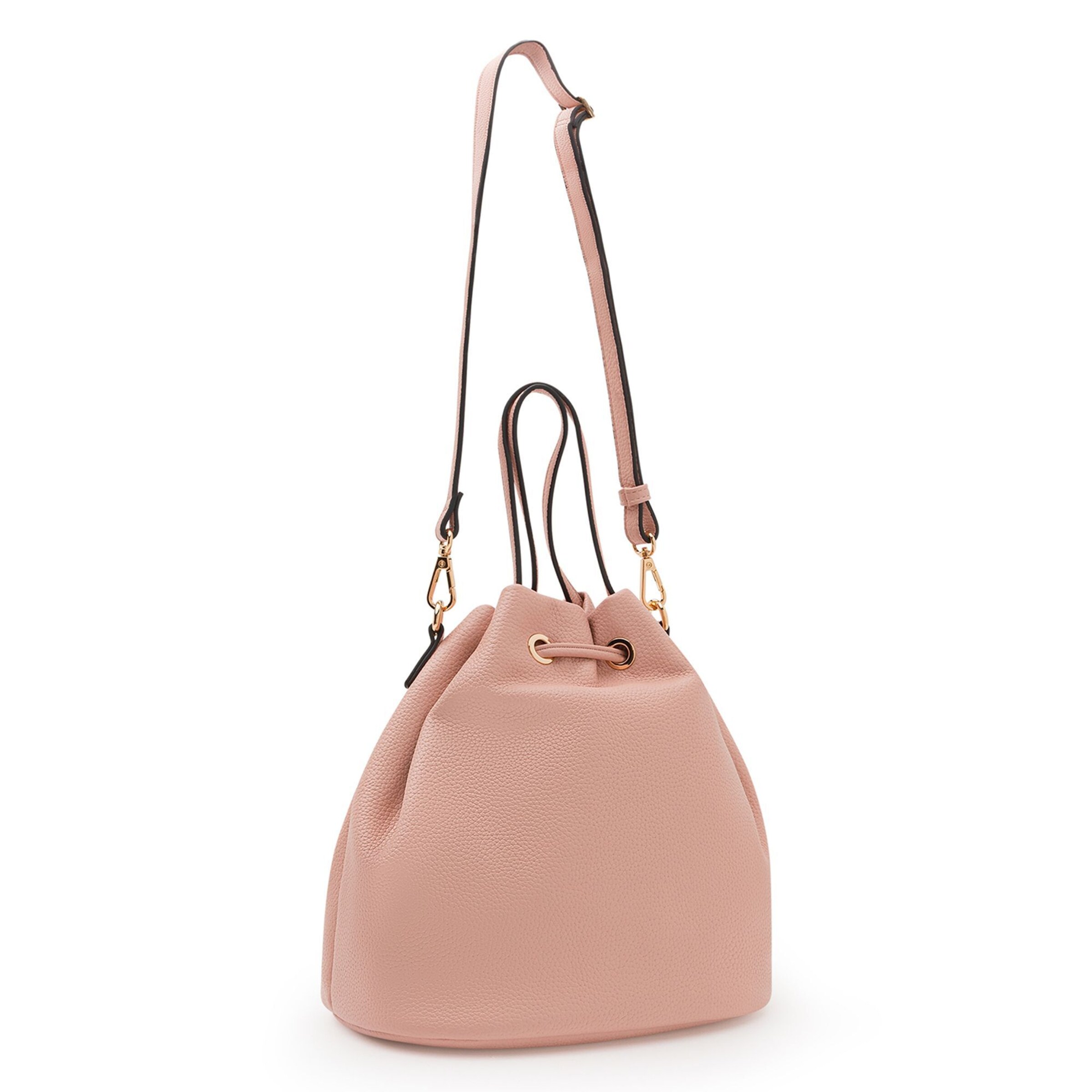 Borsa a sacco 'Obuna' di L.CREDI in rosa