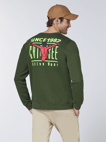 CHIEMSEE Sweatshirt in Grün