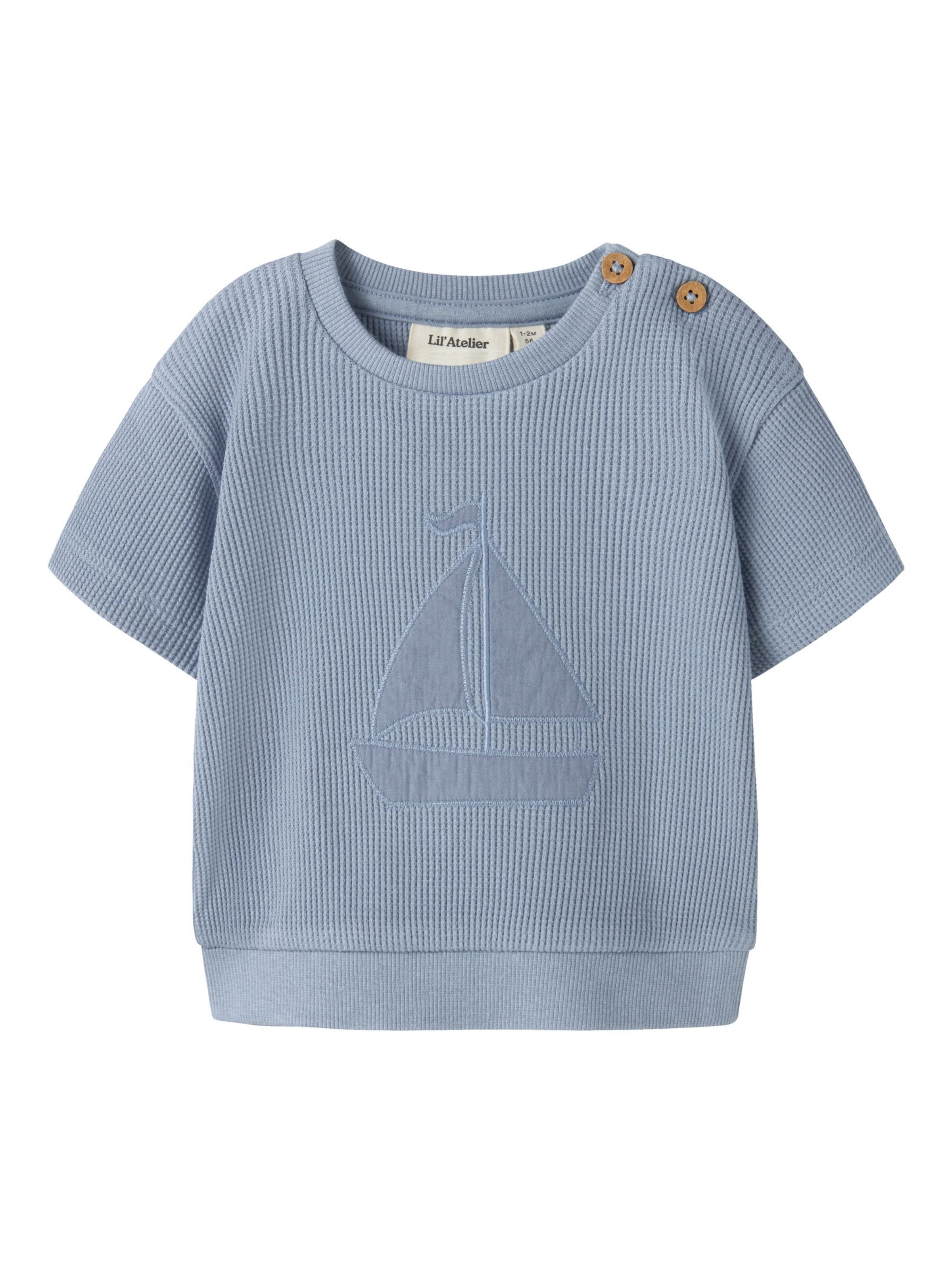 Felpa di Lil'Atelier in blu: frontale