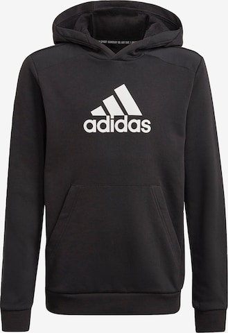 ADIDAS PERFORMANCE Athletic Sweatshirt in Black: front