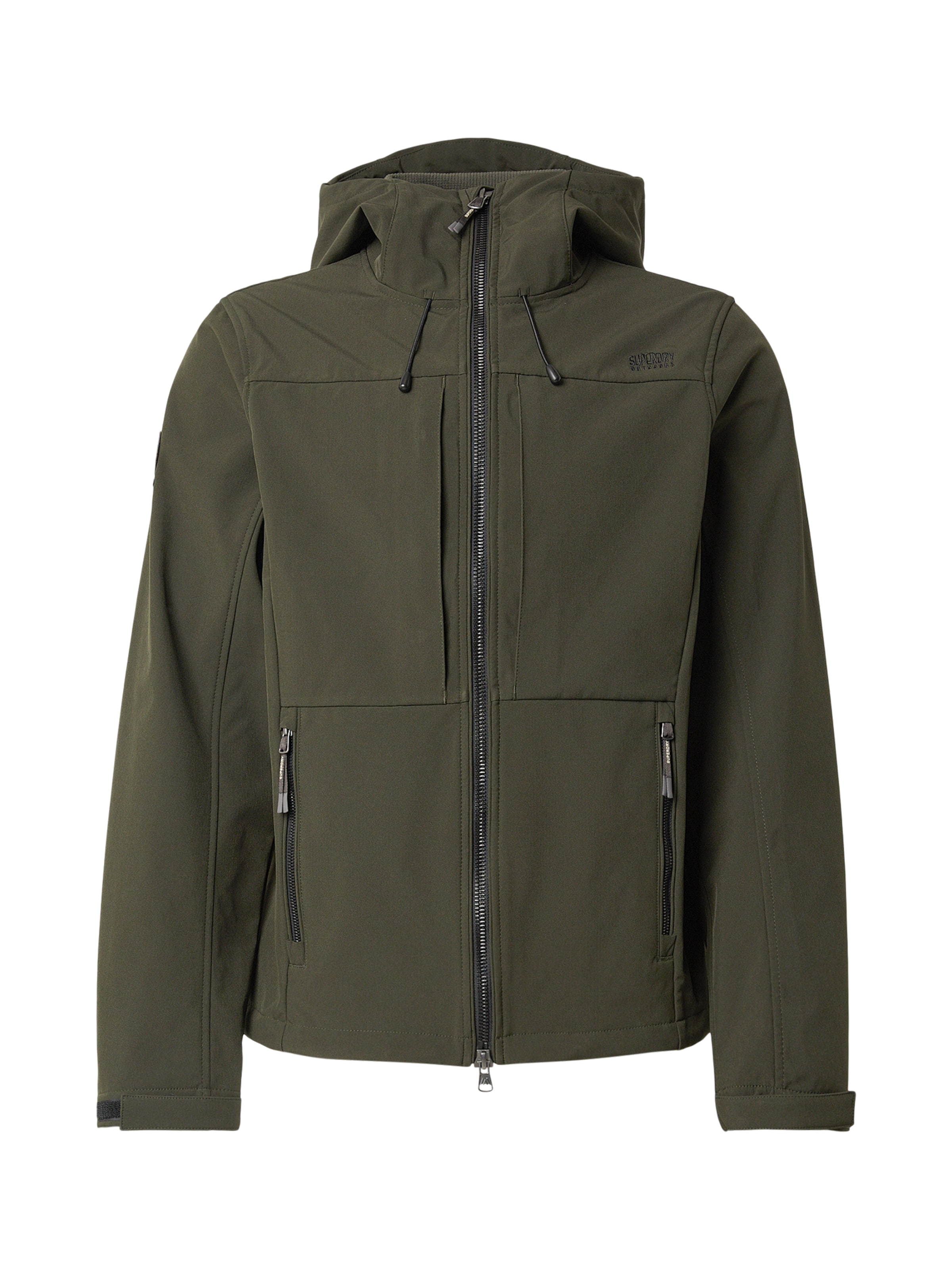 Geacă de primăvară-toamnă de la Superdry & Co pe verde: față