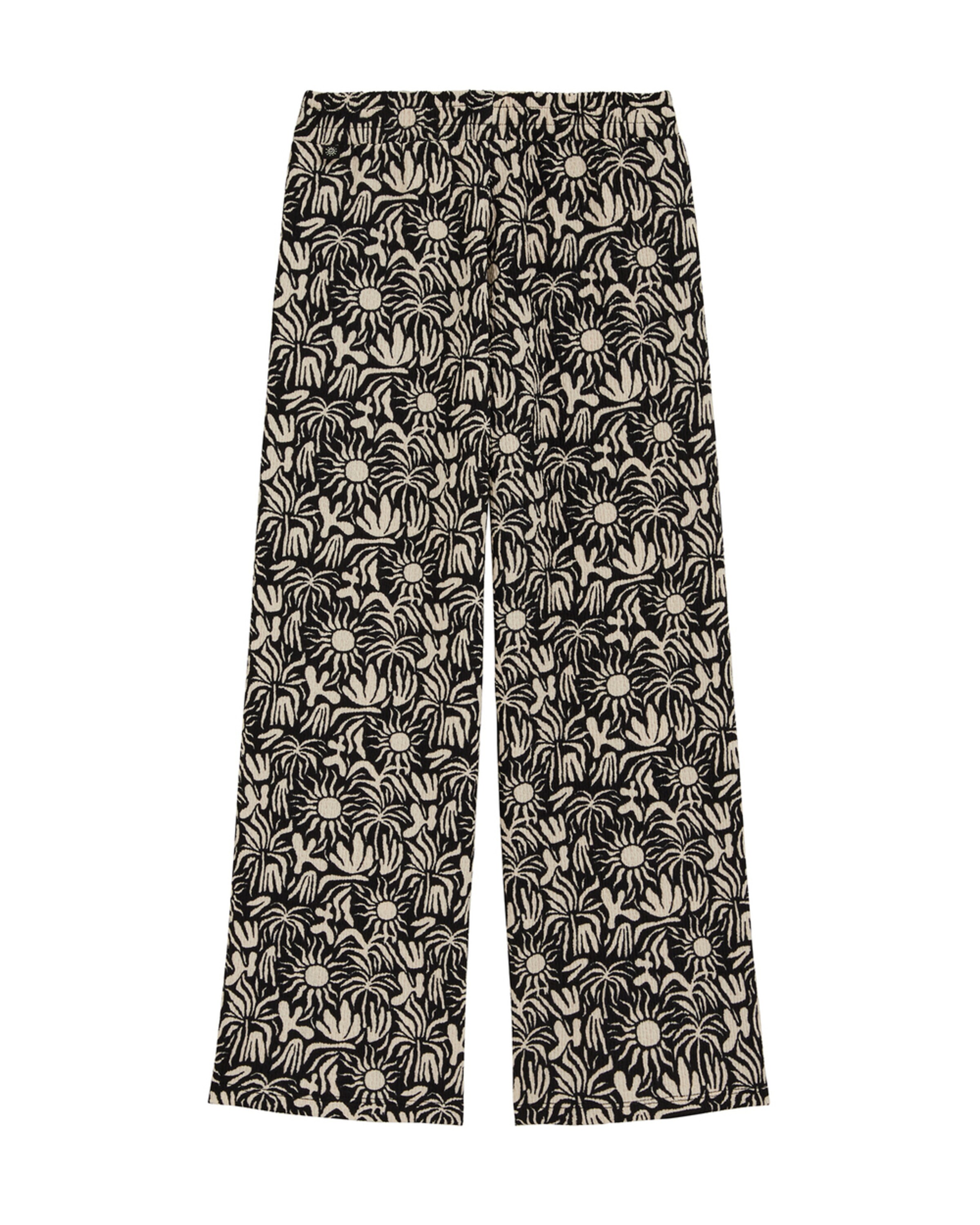 WE FashionWide Leg/ Široke nogavice Hlače - crna boja