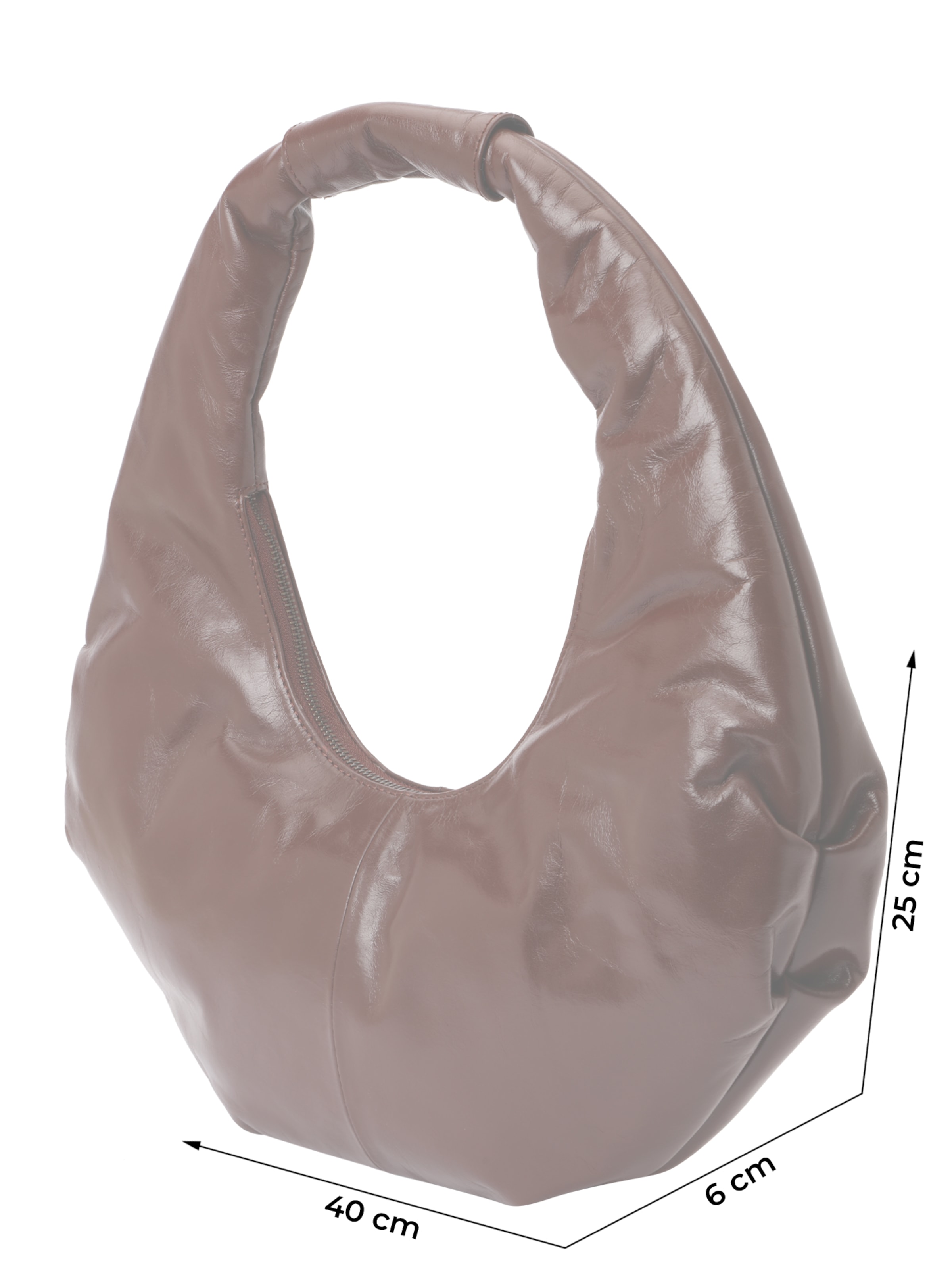 BRONX Shoulder Bag 'Molly' in Brown: front