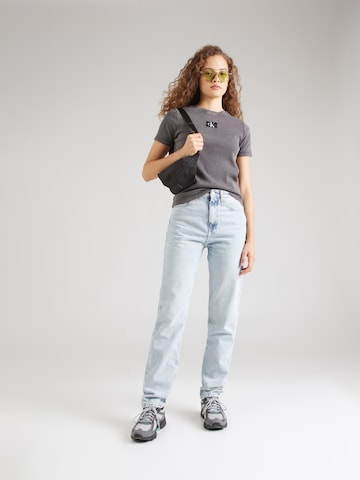 pilka Calvin Klein Jeans Marškinėliai