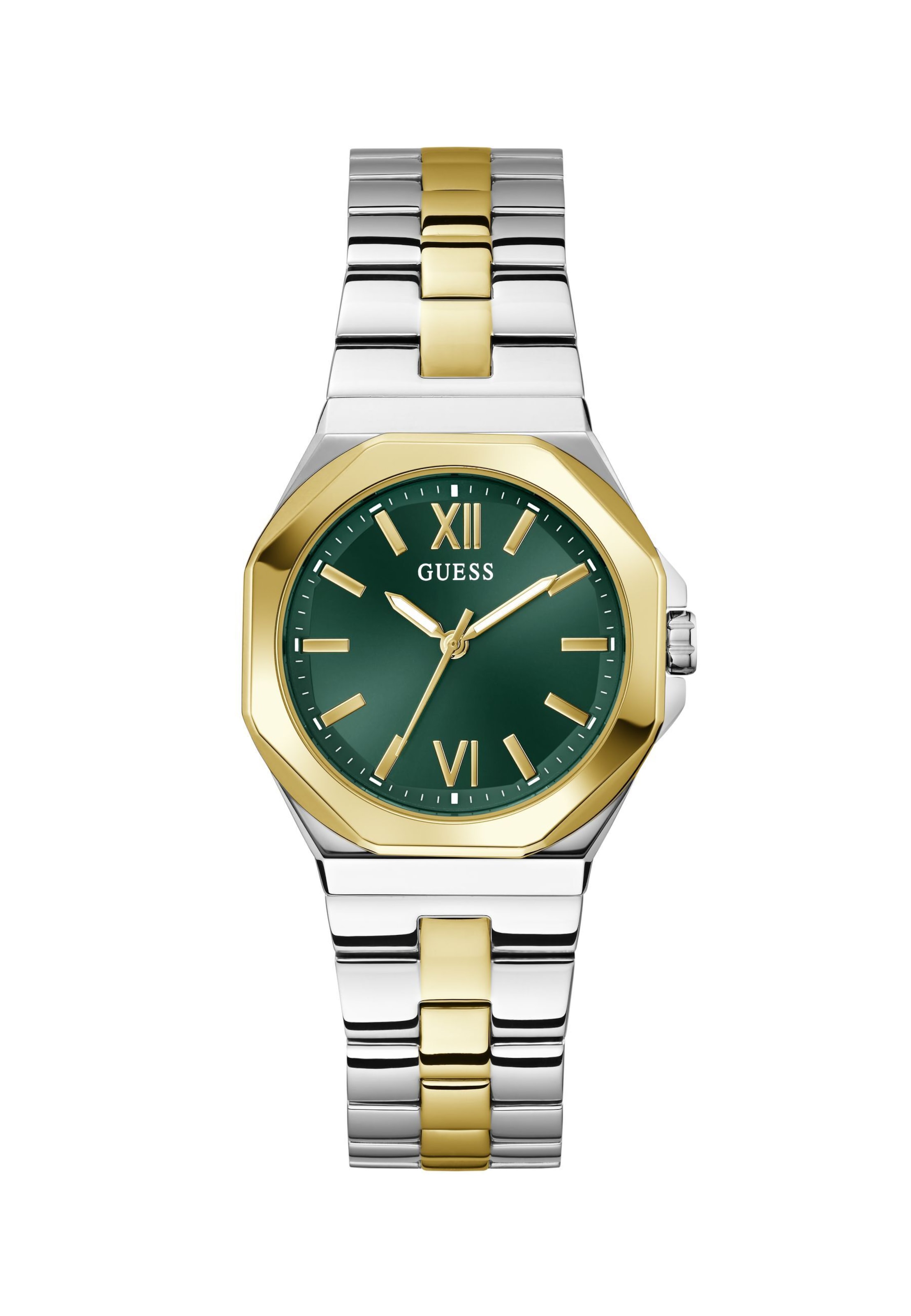 Montre à affichage analogique 'Empress' GUESS en argent : devant