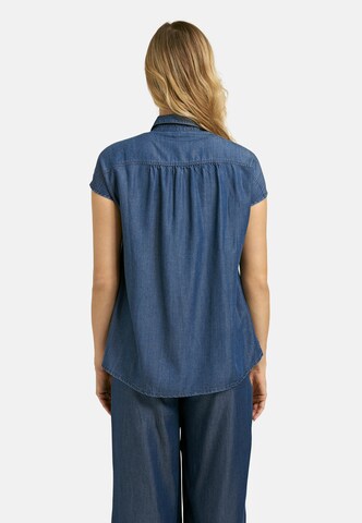 Milano Italy Blouse in Blue