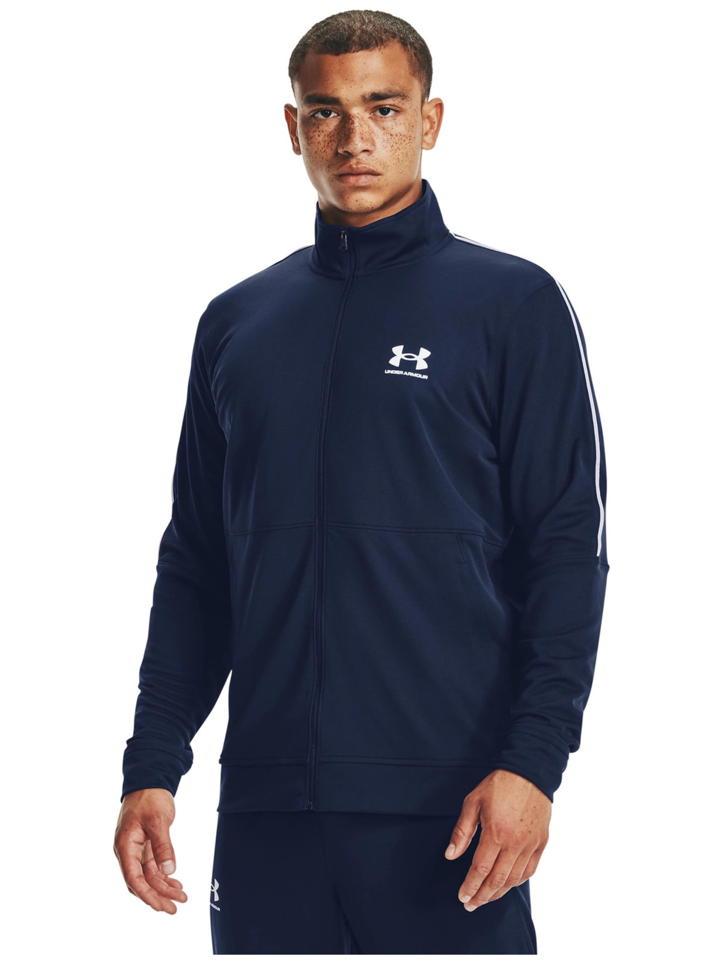 Giacca sportiva 'Under Armour Pique' di UNDER ARMOUR in blu: frontale