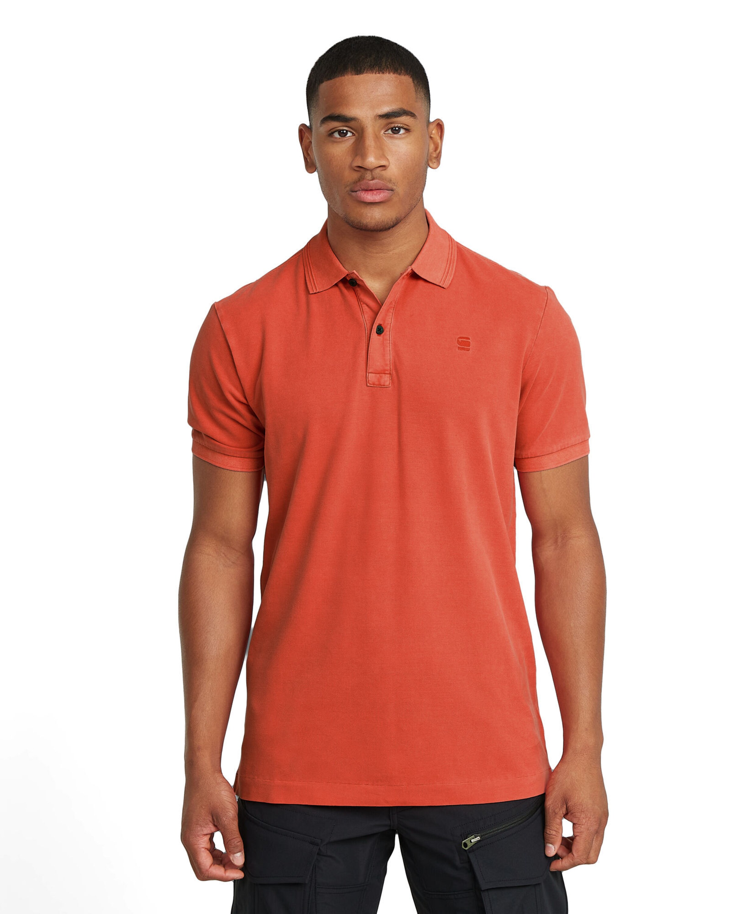 G-STAR Polo 'Dunda' in Rot: Vorderseite