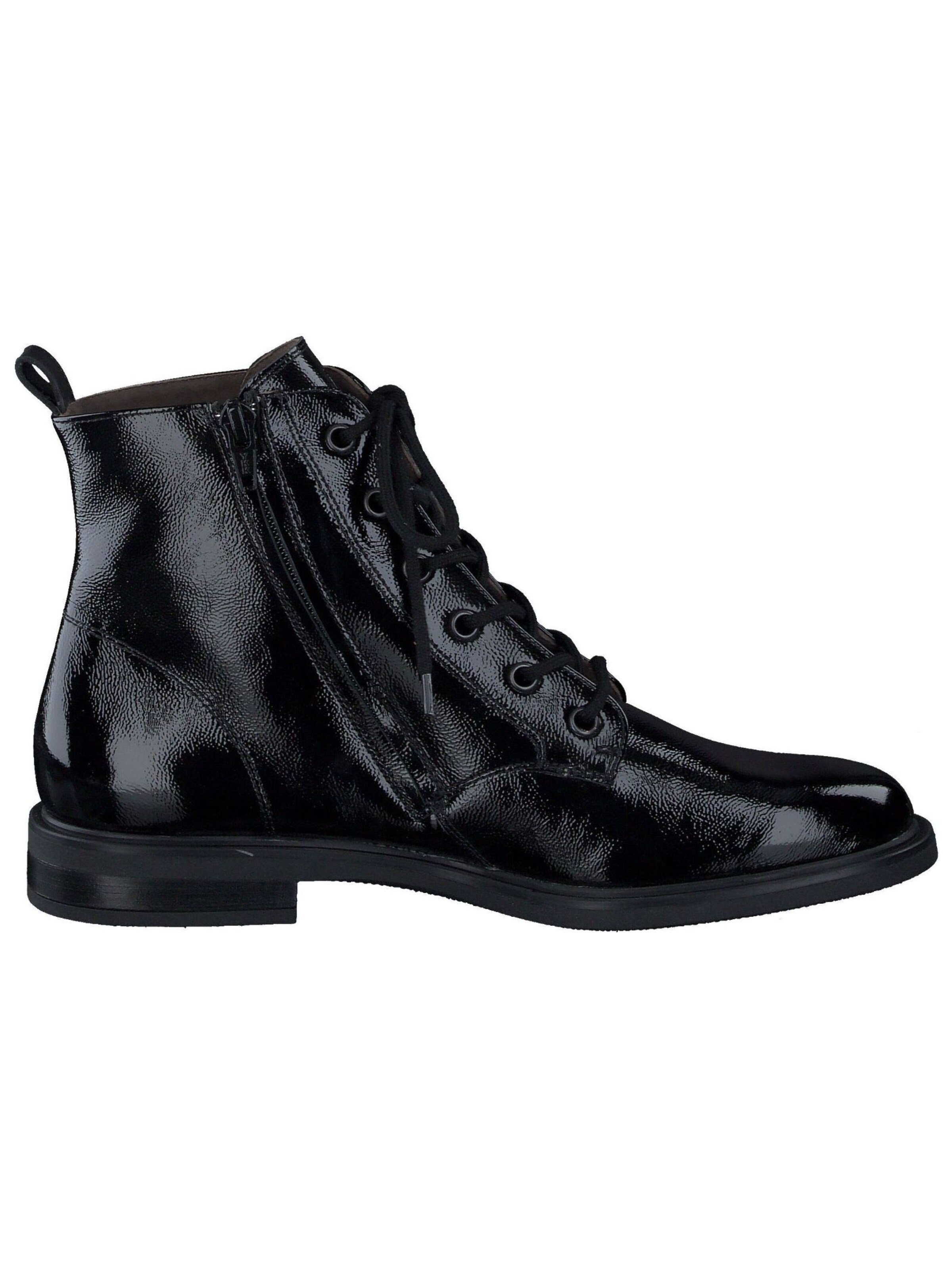 Paul Green Schnürstiefelette in Schwarz
