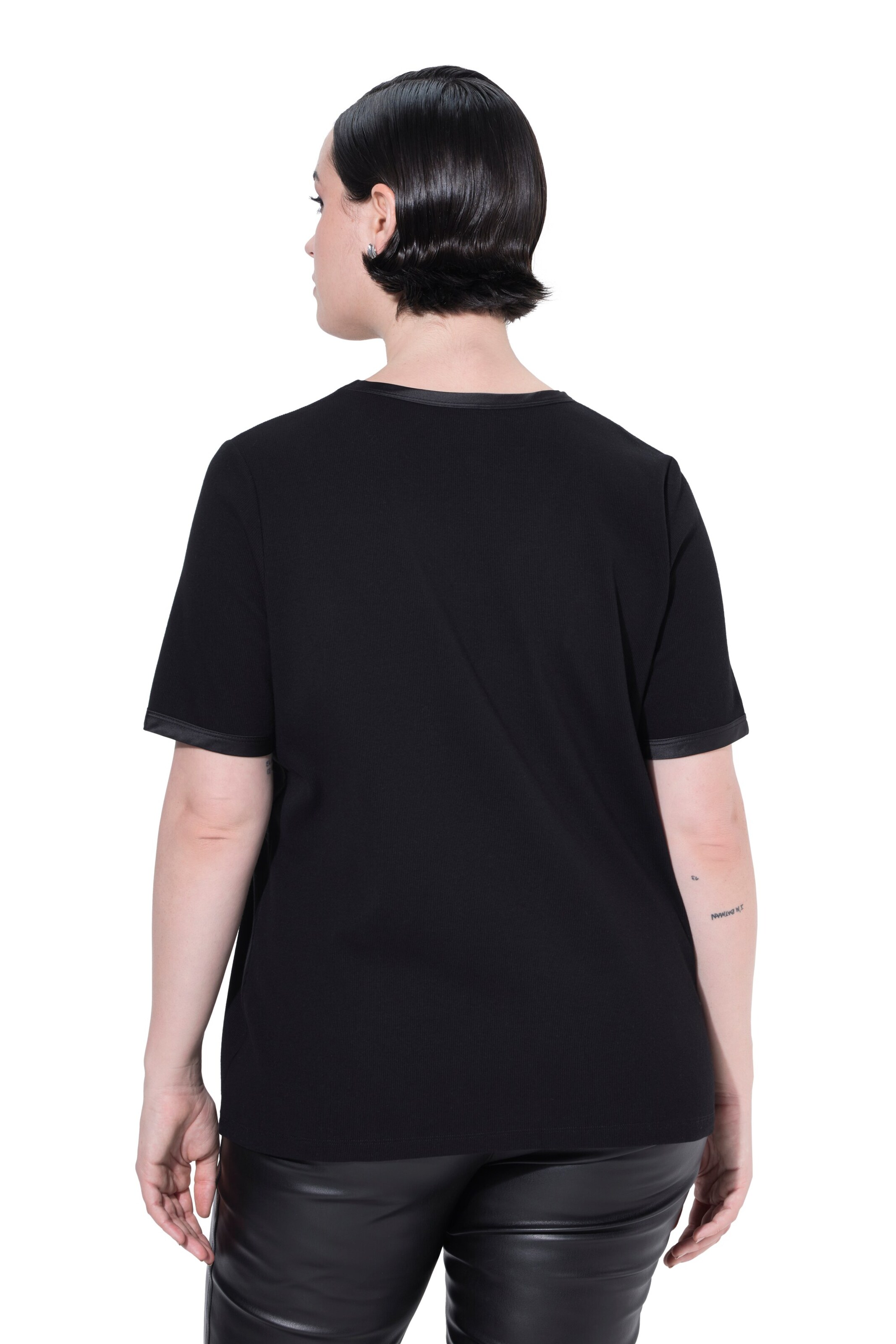 Ulla Popken Shirt in Zwart